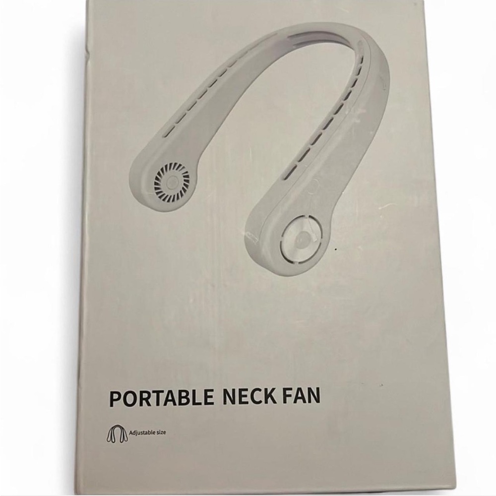 Portable Neck Fan, black, one size fits most